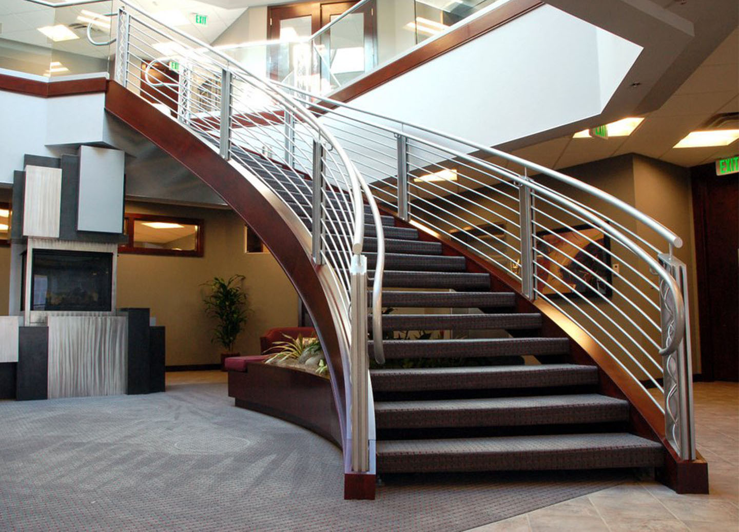 Centennial Bank Railing - Living Design Studios